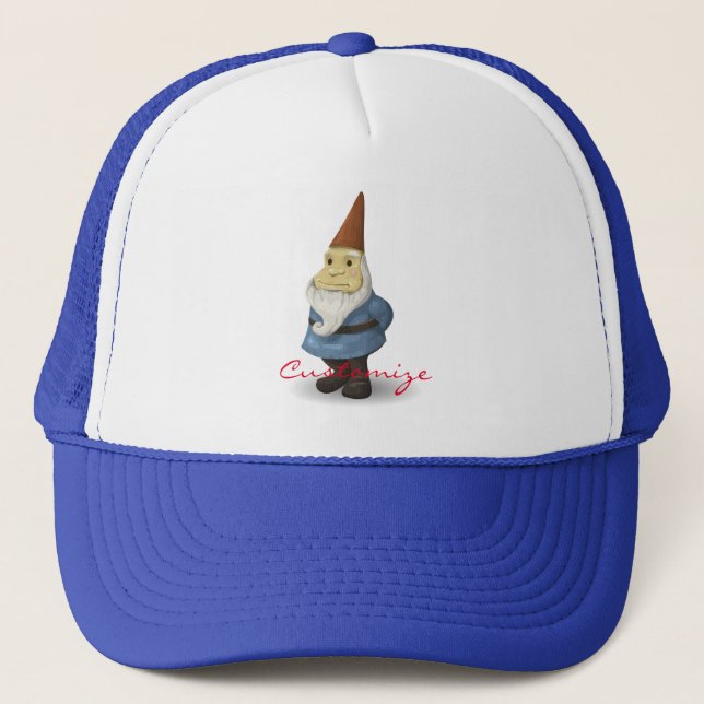 Winter Holiday Gnome Thunder_Cove Trucker Hat (Front)