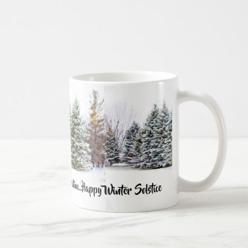 Winter Holiday  Happy Solstice Mug