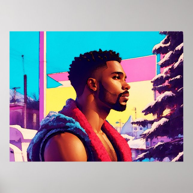 Winter Holiday Hunk 01 Poster (Front)