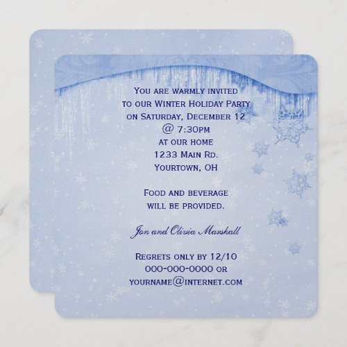 Winter Holiday Party Invitation