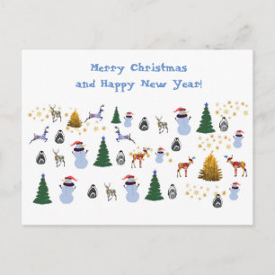 Winter Holiday Postcard