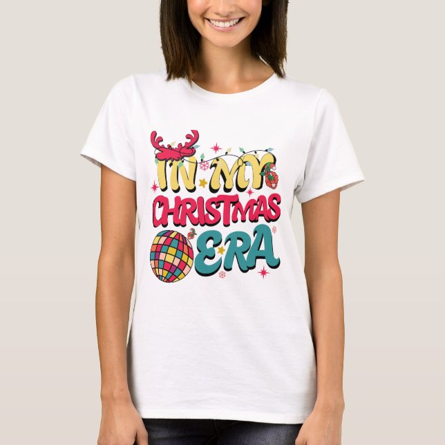 Winter Holiday Shirt Christmas Lights Tee (Front)