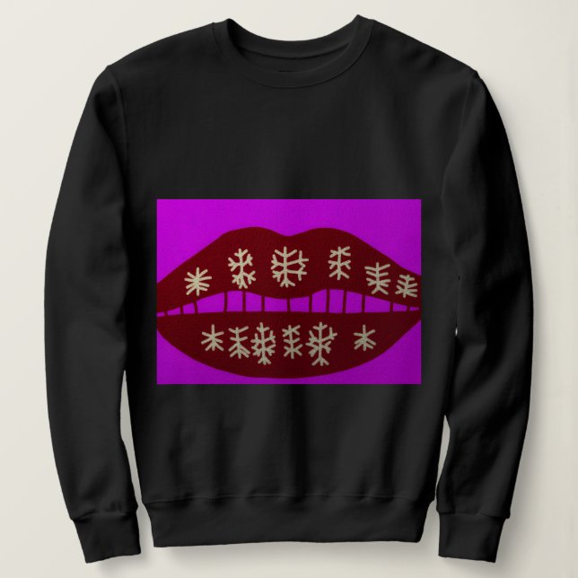 Winter Holiday Smile Sweatshirt (Design Front)