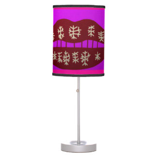 Winter Holiday Smile Table Lamp