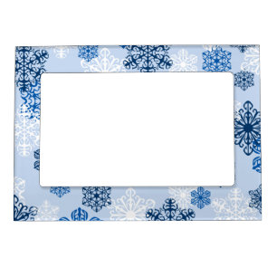 Winter Holiday Snowflake Photo Picture Frame