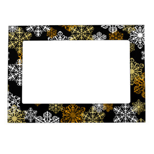 Winter Holiday Snowflake Photo Picture Frame