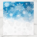 Winter Holiday Snowflakes Envelope Liner