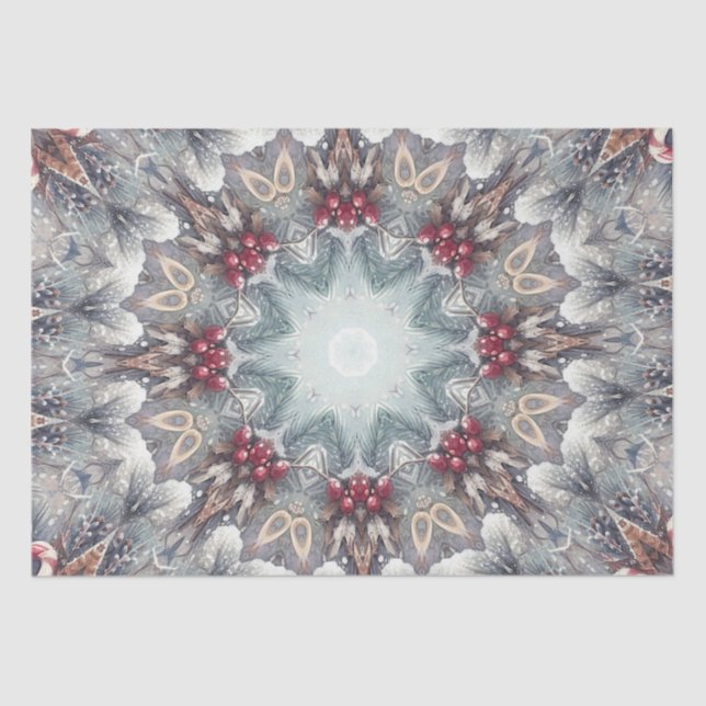 Winter Holiday Tissue Paper (Front)