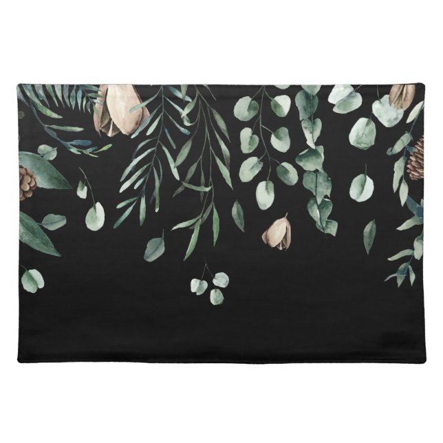 Winter holidays cloth placemat (Front)