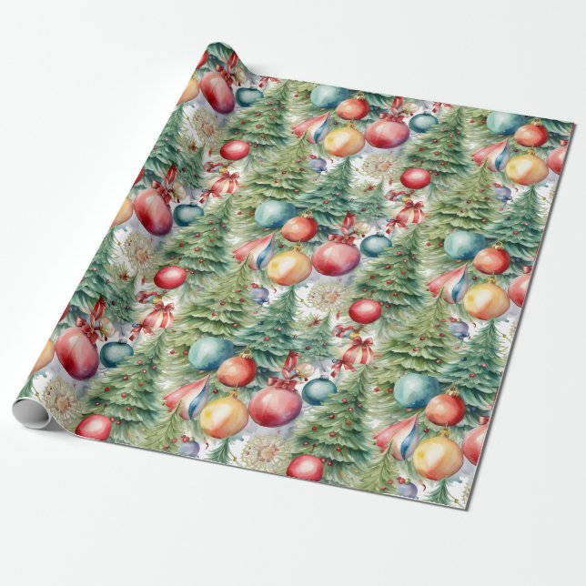 Winter Holidays Décor Wrapping Paper (Unrolled)