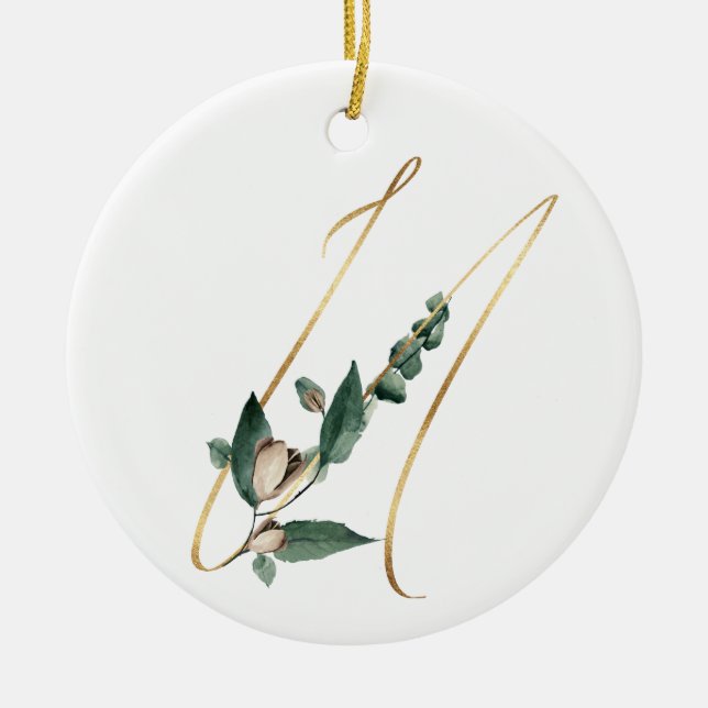 Winter holidays initials ornament (Front)