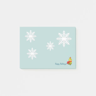 Winter Holidays Owl Post-it Notes