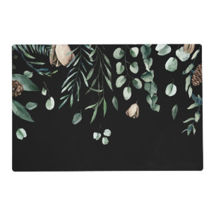 Winter holidays placemat