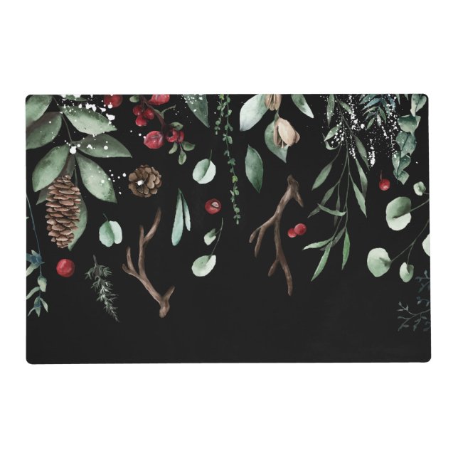Winter holidays  Placemat (Front)