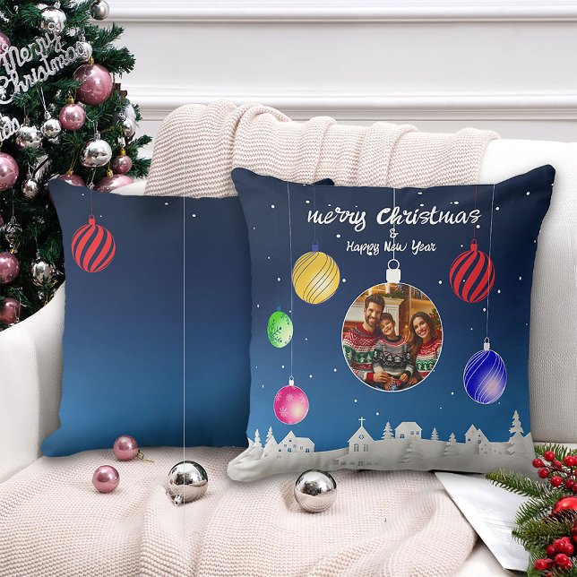 Winter holidays throw pillow (Creator Uploaded)