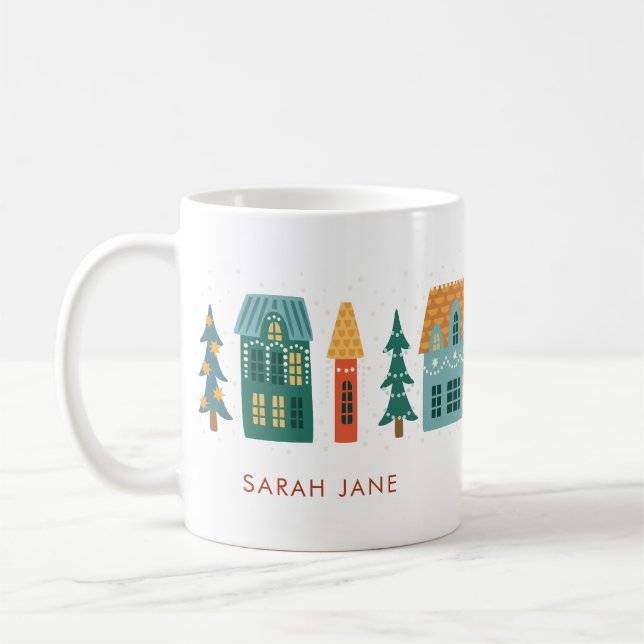 Winter Home Holiday Coffee Mug (Left)
