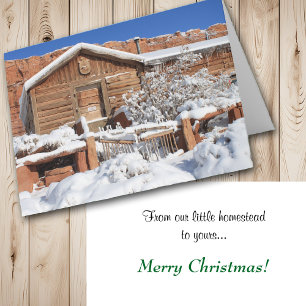Winter Homestead Christmas Holiday Card