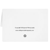 Winter  Horse Hitch Cards (Back Horizontal)
