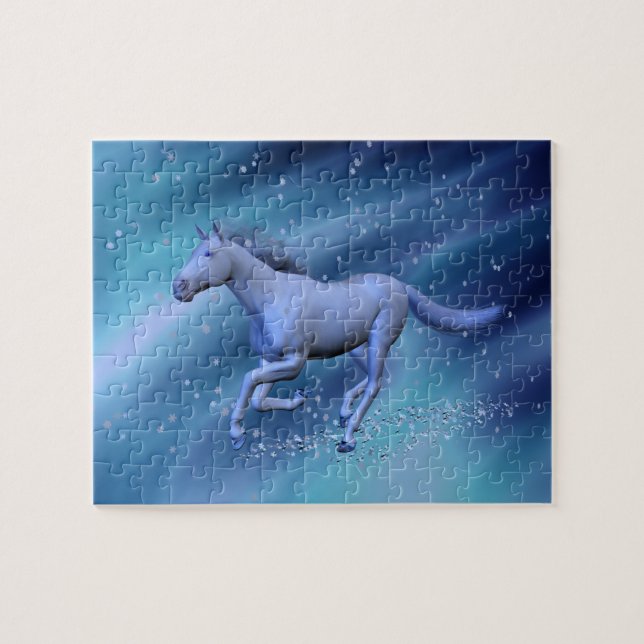 Winter Horse Jigsaw Puzzle (Horizontal)