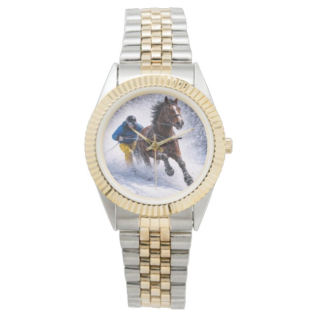   Winter Horse Mouse Pads Watch (Front)