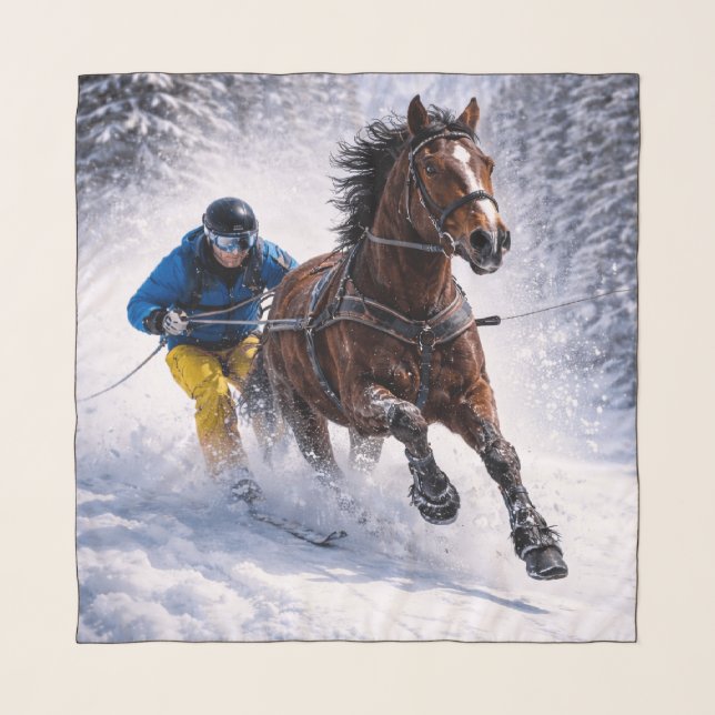   Winter Horse | Scarves | Wraps  (Front)