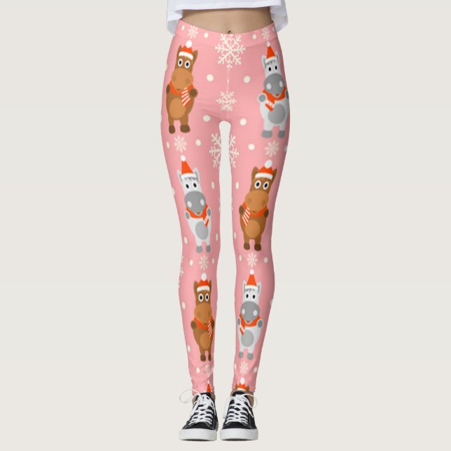 Winter Horses Leggings (Front)
