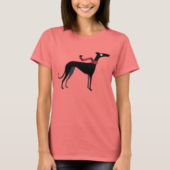 Winter Hound T-shirt by ClaudianeLabelle at Zazzle