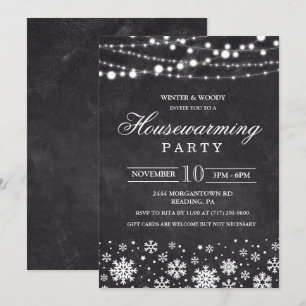 Winter Housewarming Party Invitation