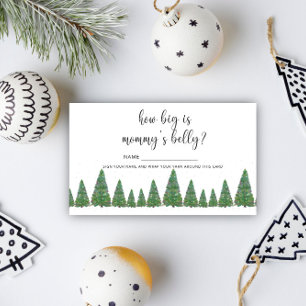 Winter how big is mommy's belly enclosure card