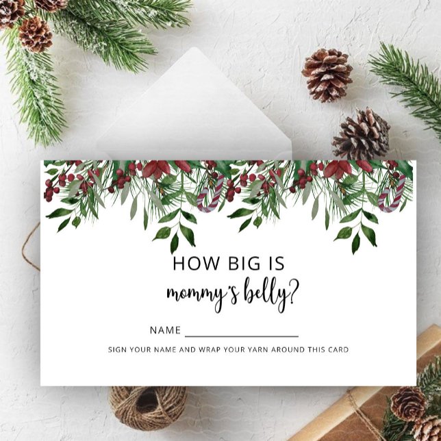 Winter how big is mommy's belly enclosure card (Creator Uploaded)