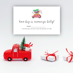 Winter how big is mommy's belly enclosure card