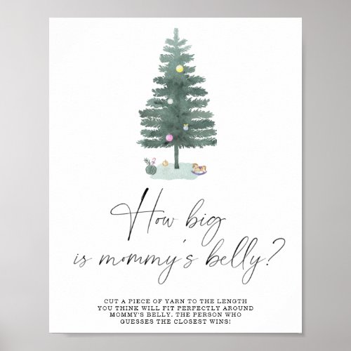 Winter how big is mommys belly game poster