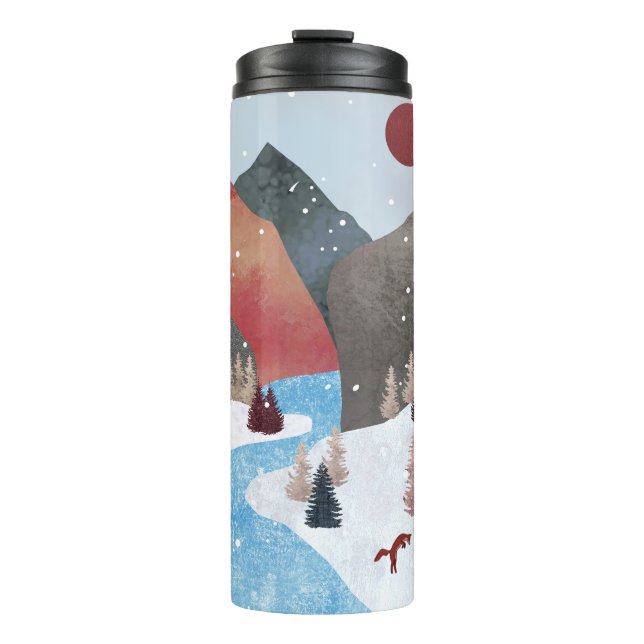 Winter Hunting Fox Thermal Tumbler (Front)