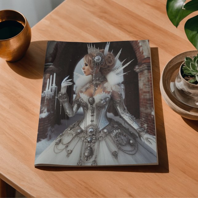 Winter Ice Queen Steampunk Victorian Industrial Tissue Paper (Creator Uploaded)