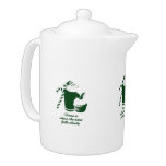 Winter illustration teapot