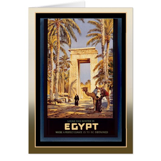 Winter in Egypt Cards (Front)