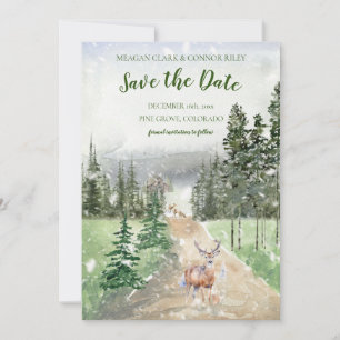 Winter in Evergreen Woods Save the Date
