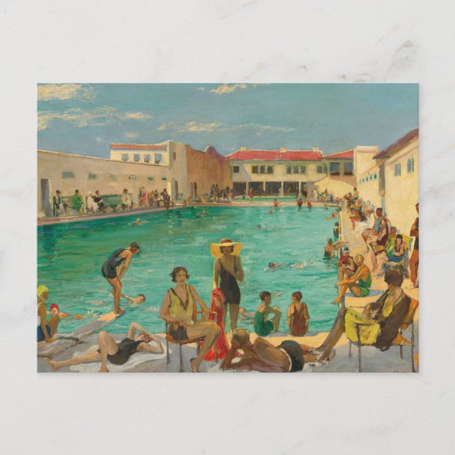 Winter In Florida | Sir John Lavery Postcard (Front)