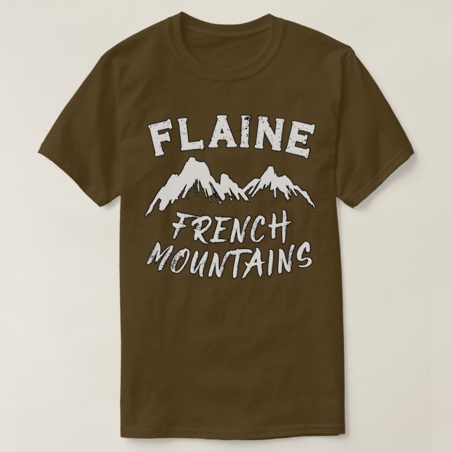Winter In French Flaine T-Shirt (Design Front)