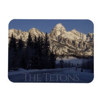 Winter In Grand Teton National Park Magnet by photog4Jesus at Zazzle