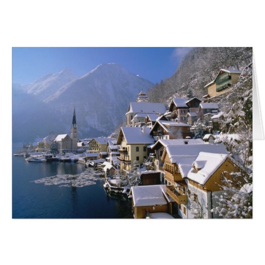 WINTER IN HALLSTATT, AUSTRIA CARDS (Front Horizontal)