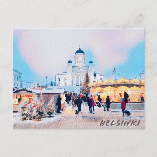 Winter in Helsinki Postcard