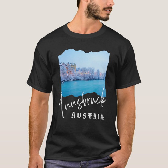 Winter in Innsbruck Innsbruck Souvenir T-Shirt (Front)