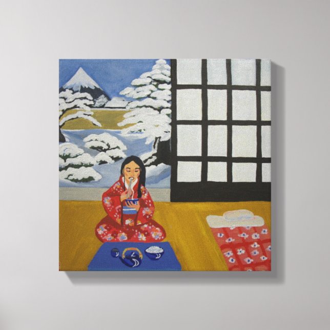 Winter in Japan Canvas Print (Front)