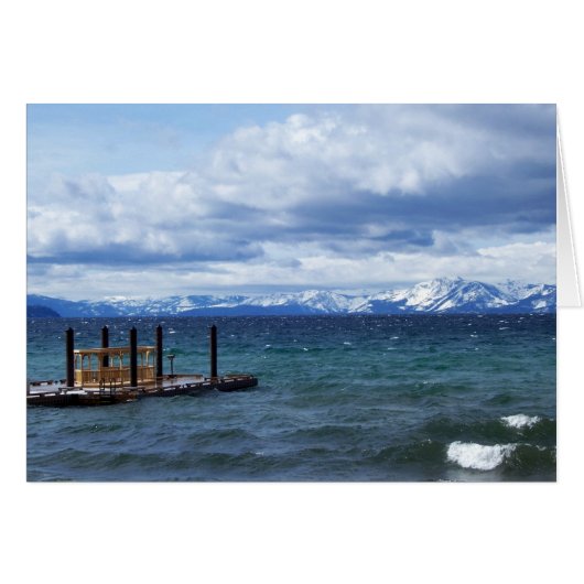 Winter in Lake Tahoe Cards (Front Horizontal)