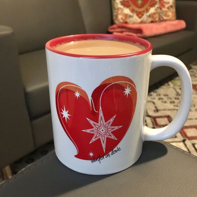 winter in love-Signature-Red Two-Tone Coffee Mug (Creator Uploaded)