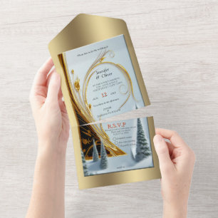 WINTER in Magical Wonderland All In One Invitation