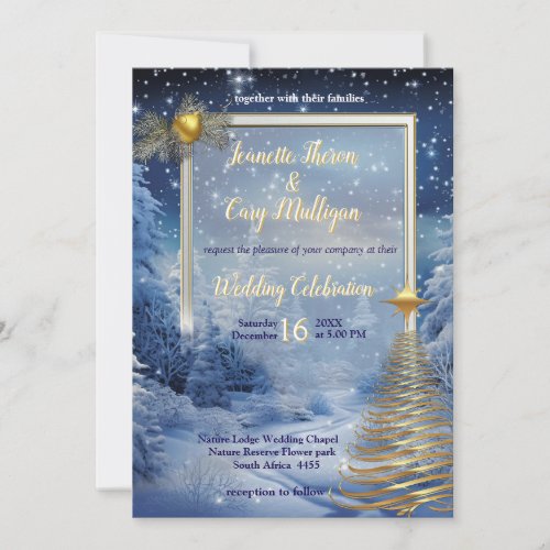 WINTER  in Magical Wonderland Invitation
