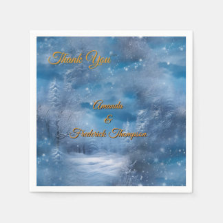 WINTER  in Magical Wonderland Napkins