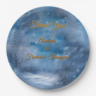 WINTER  in Magical Wonderland Paper Plates